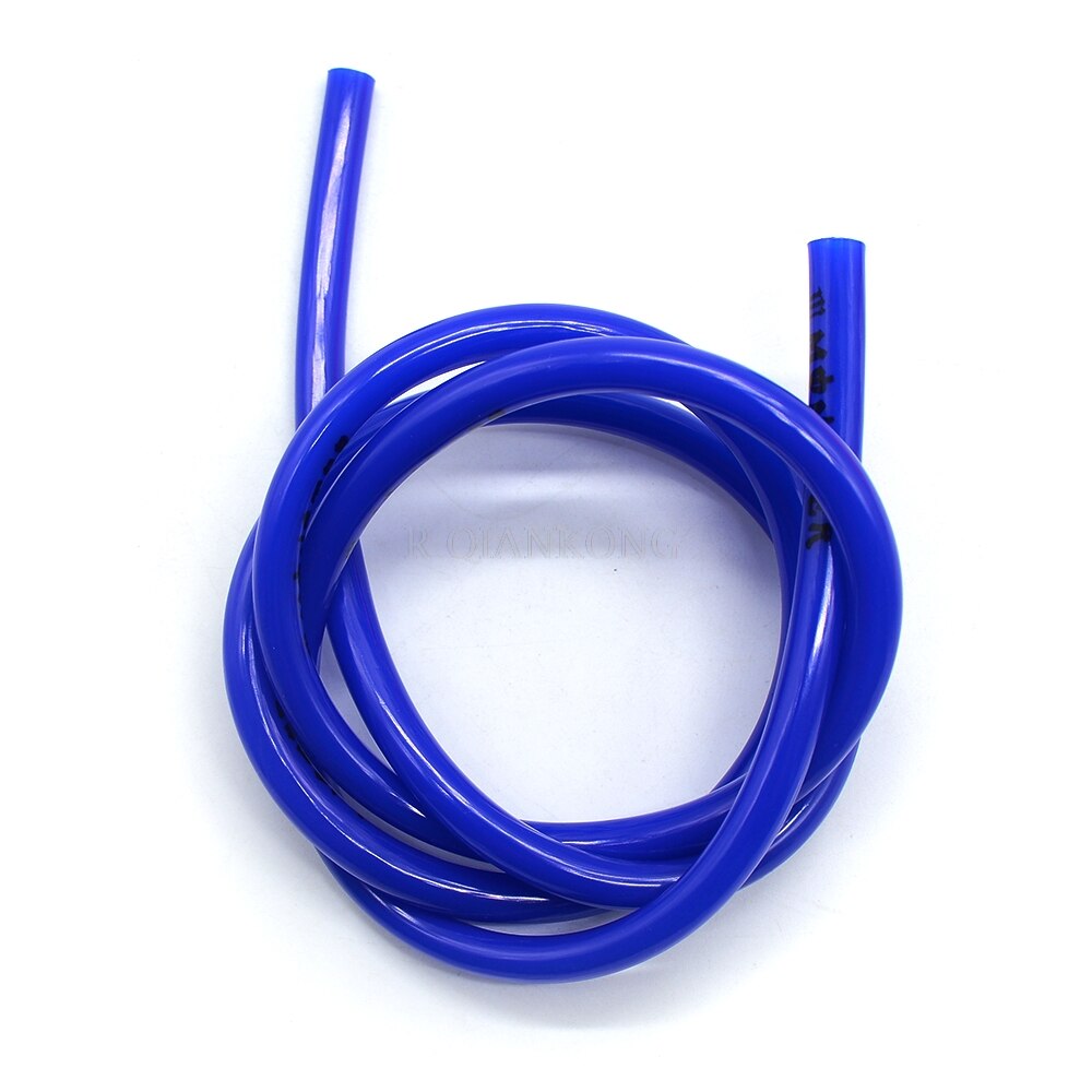 Universal Motorcycle motocross Fuel Gas Oil Tube Hose Petrol Pipe for kawasaki vespa gts 300 yamaha vmax 1200 ttr250: Blue