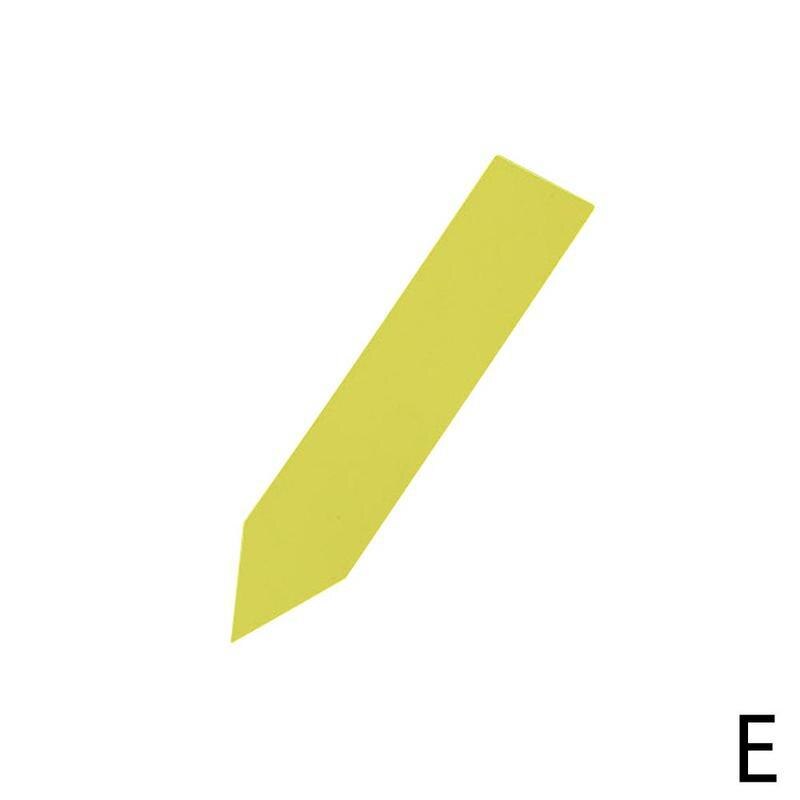 100 Pieces Reusable PVC Plants Label Fruit Tree Garden Flower Seedling Sign Label Tools Plastic Pot Classification R6X8: Plum