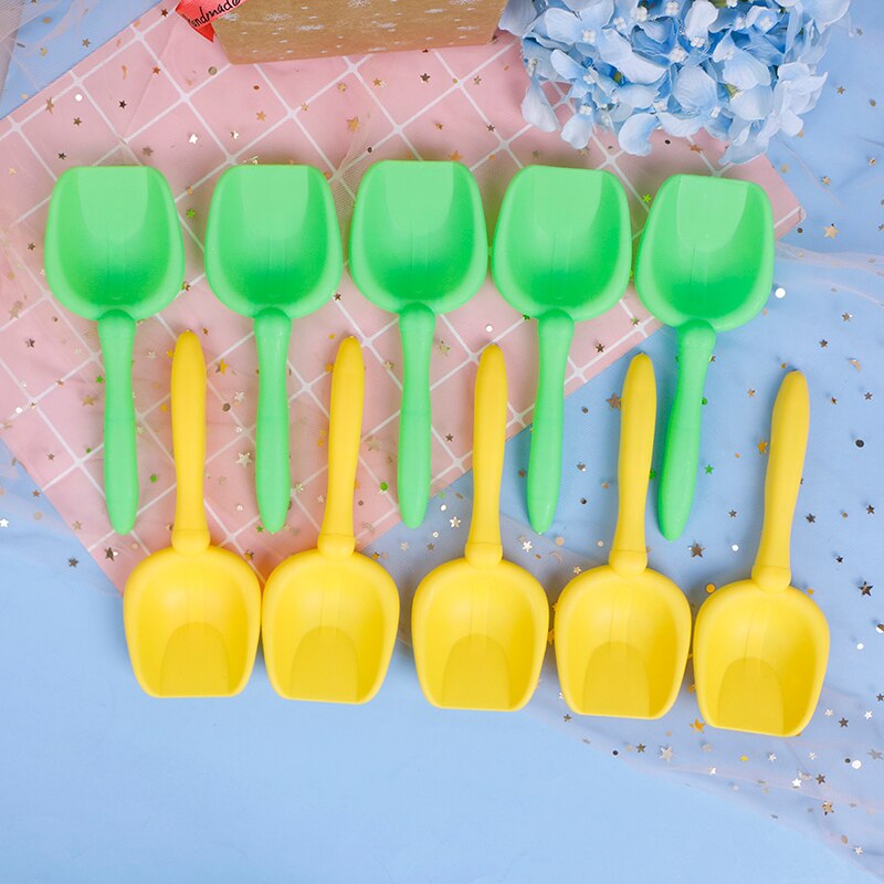 10Pcs Strand Speelgoed Schoppen Kids Play Zand Schop Sneeuw Gereedschap Seaside Graven Zand Schop