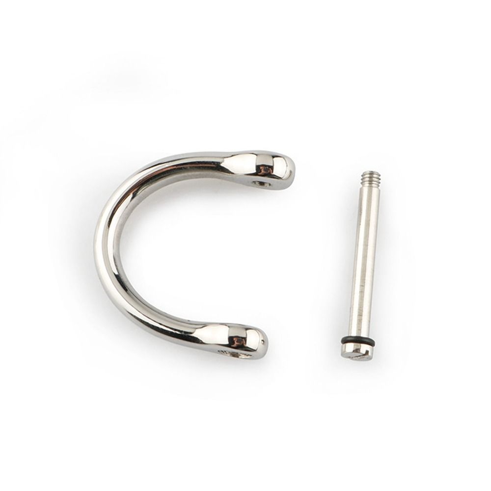 9/13/17/21Mm Massief Roestvrij Staal Karabijnhaak D Strik Nietjes Beugel Fob Sleutelhanger Sleutelhanger Haak Schroefverbinding Gespen
