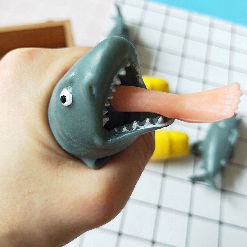 broma Shar Pei perro juguetes antiestrés juguete cachorro para niños bebé niño adulto apretando ventilación juguetes educativos: 1pc shark toy