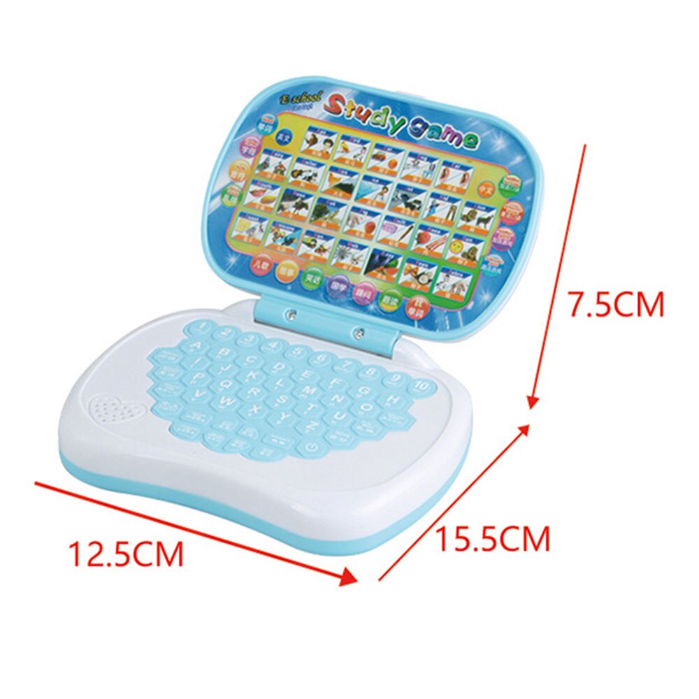 colore casuale del giocattolo educativo del gioco del computer portatile della macchina di studio di apprendimento dell'inglese della scuola materna dei bambini del bambino