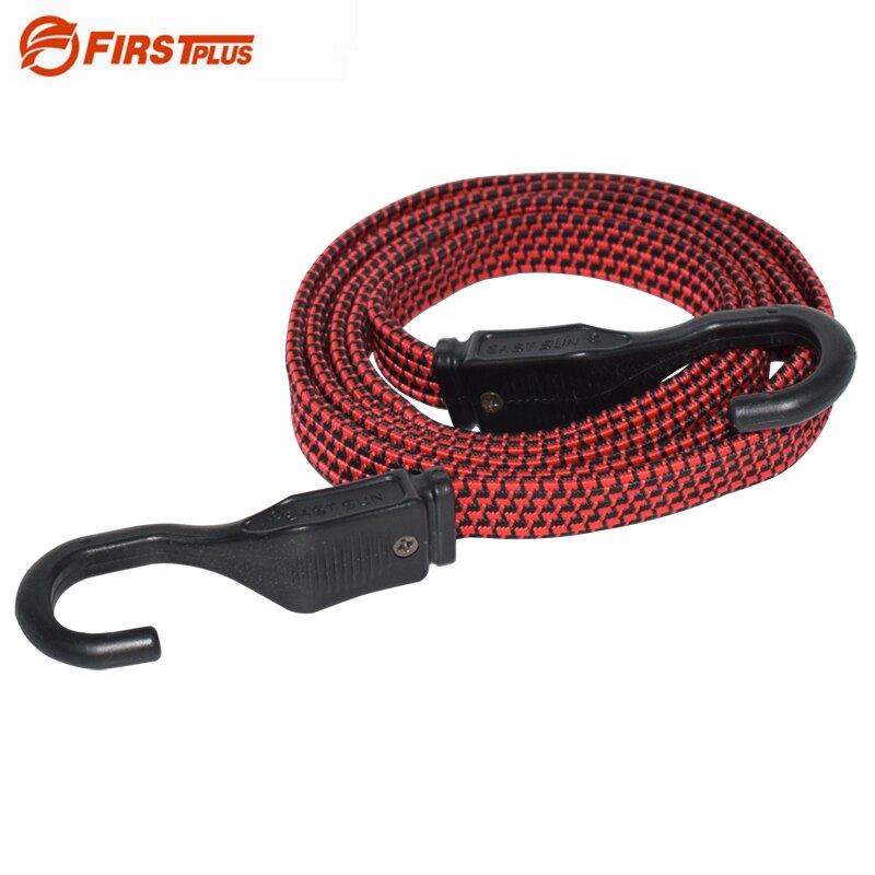 Stark elastisk lina rep knyta ner bälte last bagage surrningsband fix för motorcykel cykel suv bil tak last utomhus camping