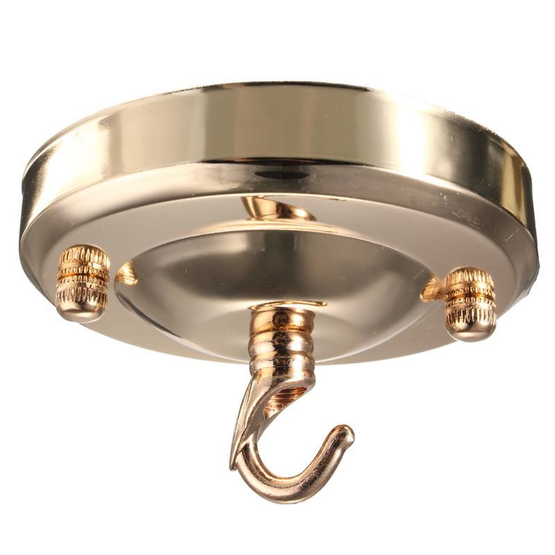 Retro Vintage Haak Plaat Houder Industriële Kroonluchter Met Haak Plafond Plaat Retro Lamp Accessoires