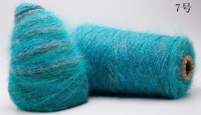 Neue 250g Natürliche importieren Bunte Raum farbstoff Phantasie Mohair Acryl Merino Wolle Garn Hand betroffen Häkeln Gewinde, z3907: 7
