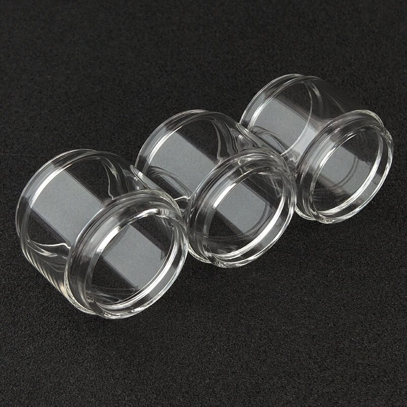 3PCS Glas Rohr Ersatz für Gebührals Twister Fireluke 2 Tank 5ml Fatboy Blase Version: Clear