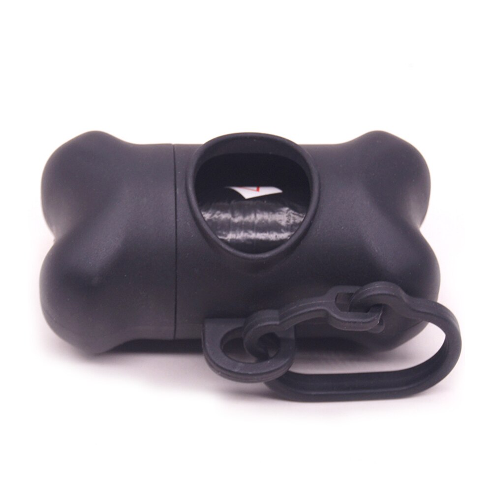 Pet Waste Bag Dispenser For Dog Waste Bag Holder - Plastic Garbage Bag Dispenser Carrier Case，Dog Pet 10 Roll Waste Poop Bags: black