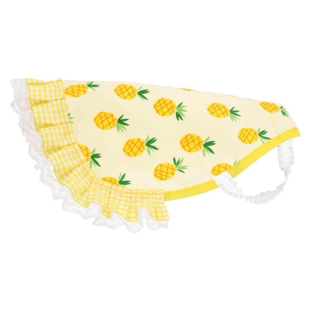 Chicken Feather Protection Back Wing Protector Cloth Hen Chicken Saddle Apron: Pineapple