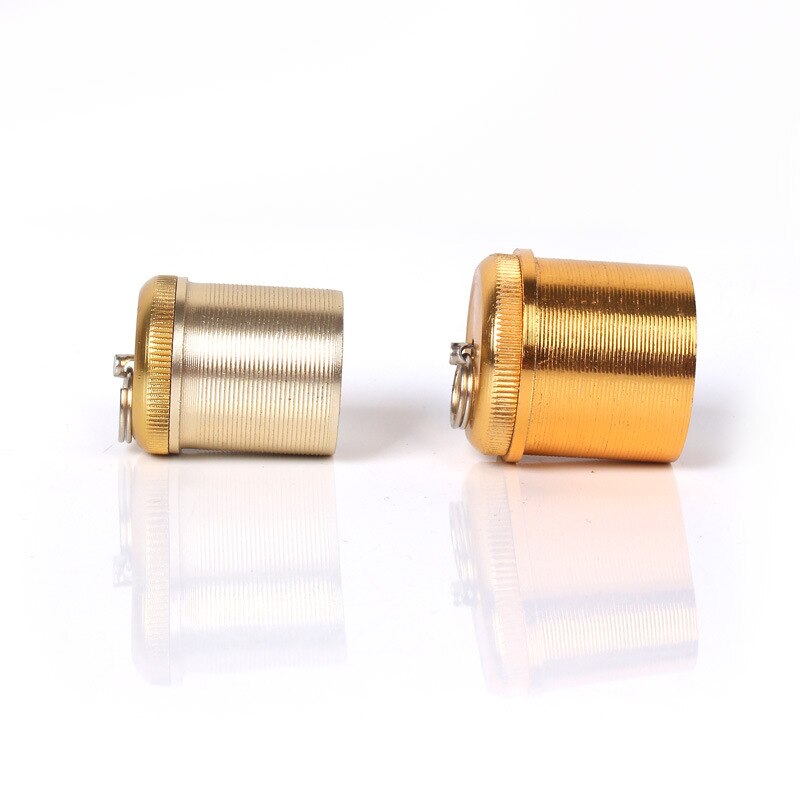 Fishing rod Rear plug a set of two pieces Screw plug Metal fish rod plug Fishing gear Component Repair accessories Tackle