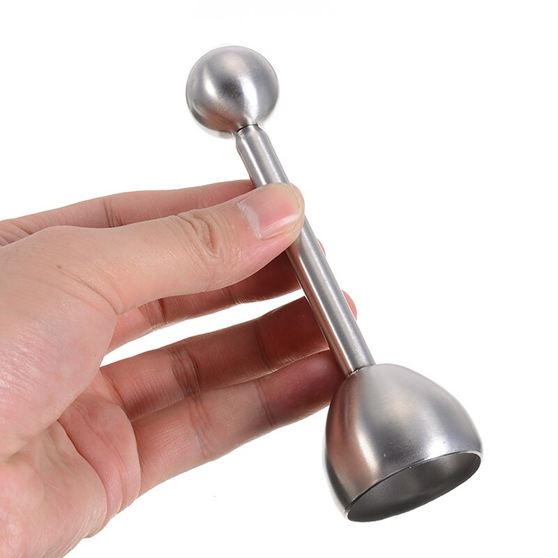 Shell Opener, Eieropener, Roestvrij Staal Eierschaal, Cutter Handheld Ei Cracker Tool Eieren Separator Cracker voor Rauw, Zacht Hard Gekookt Ei