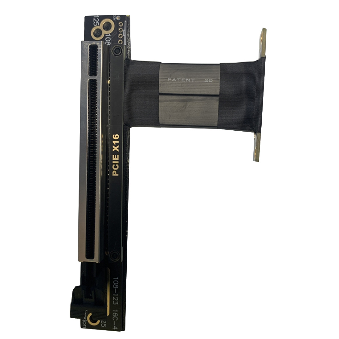 Cable de extensión de tarjeta gráfica PCIe 3,0, 4X, 8X, 16X, GPU, 90 grados, PCI Express X16, adaptador de tarjeta elevadora, Cable Flexible Pci-e
