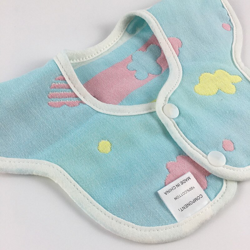 bambino Bavaglini Asciugamano saliva Panni Del rutto 360 Circolare pettorina Cotone infantile Forniture bambino Del Cotone Del Fumetto Bandana Bavaglini di Buona qualità