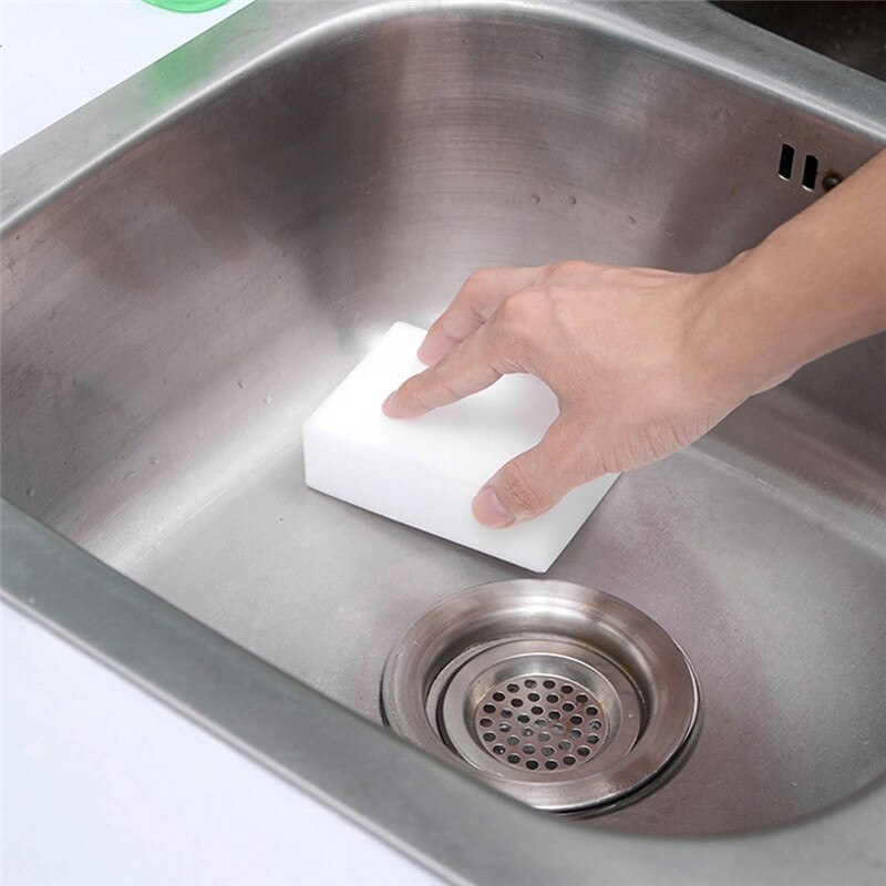 1PC HGKJ Food Grade Dishwashing Nano Magic eraser Sponge cleaning Multi-Function Foam Cleaner kitchen Tools Bathroom Accessories