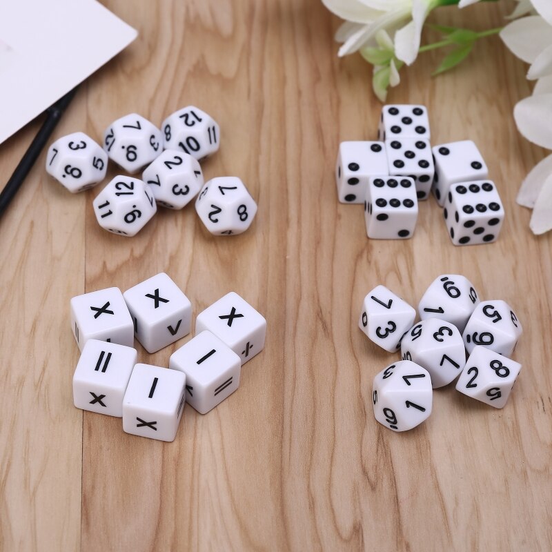 Addition Subtraction Multiplication Division Symbol Dice Baby Math Teaching Prop