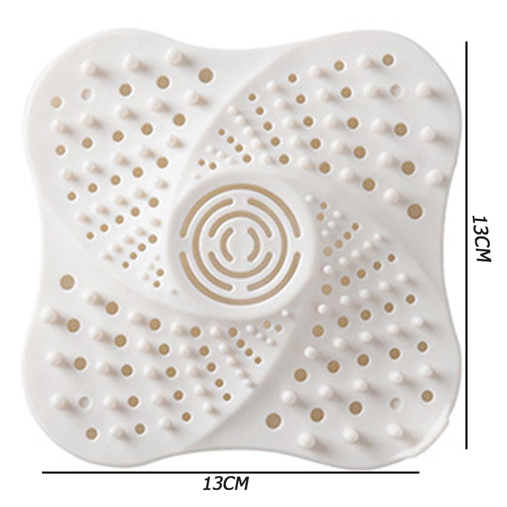 Cute Floor Drain TRR Washable Durable Bathroom Drain Shower Hair Catcher Plug Sink Strainer Filter Kitchen Accessories: White