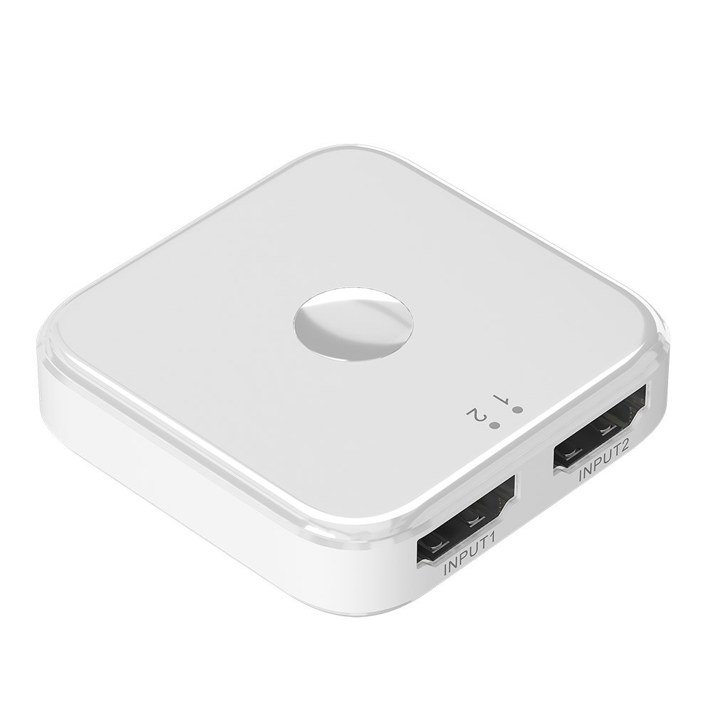 Qh200 2 porte hdmi switch tovejs 1 x 2 2 x 1 3d 4k hdmi switcher vælgerboks til xbox  ps4 no ekstern strøm påkrævet