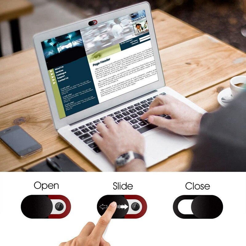 6 Pack Webcam Cover Slide Ultra Dunne Anti-Spy Laptop Camera Cover Privacy Bescherming Voor Computer Pro