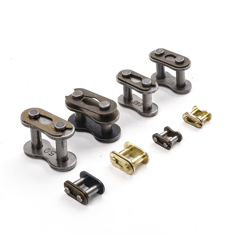 1 Uds. Eslabón de cadena primario/dorado 530/520/420/428/T8F/25H hebilla de bloqueo de cadena para 49CC Mini Moto Dirt Bike motocicleta ATV Scooter