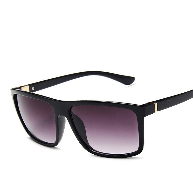 Solbriller mænd firkantede solbriller mærke  uv400 beskyttelsesskærme oculos de sol hombre briller driver oculos: C2