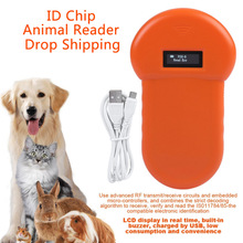Mini Animal Reader Handheld Pets ID Chip Microchip Portable Rfid Scanner Electronic Identification Card Trackers Dog Accessories