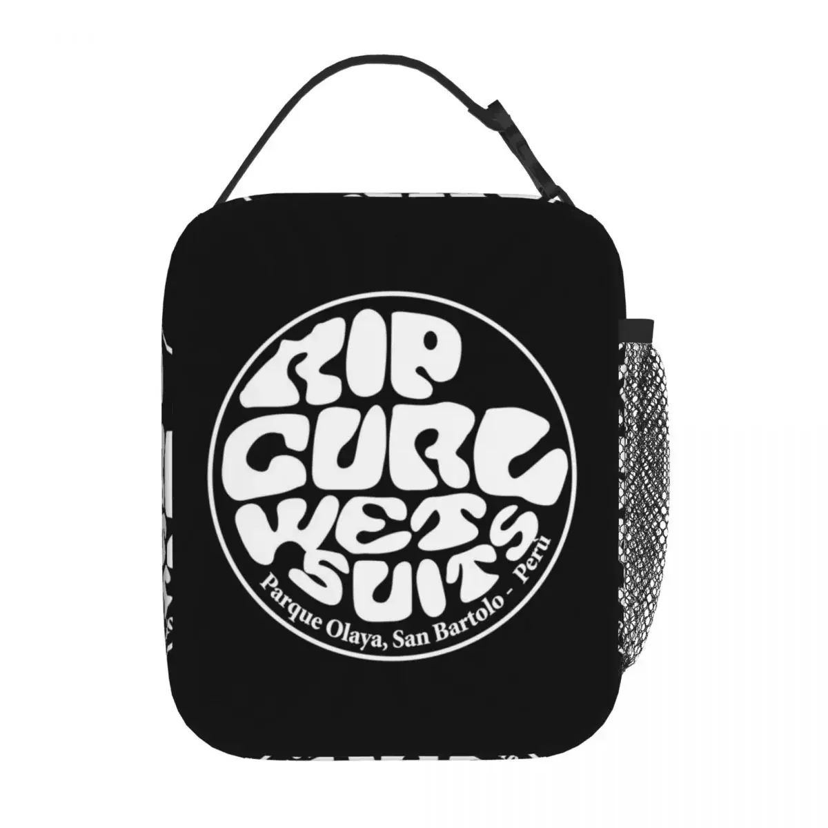 Rip Curl Wet Suits Insulated Lunch Bag Portable Picnic Bags Thermal Cooler Lunch Box Lunch Tote for Woman Work Kids: Beige
