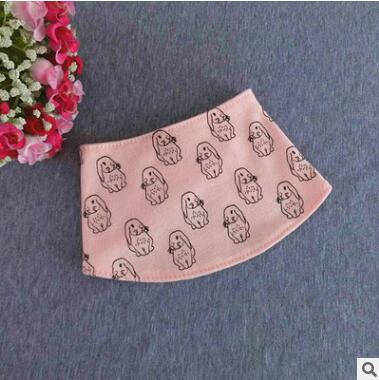 HPBBKD Baby Lätzchen Bandana Dreieck Lätzchen Für Mädchen Jungen Kleinkind Kleinkind Fütterung Handtuch Baberos Spucktücher freundlicher Schal BB126: Hase Rosa