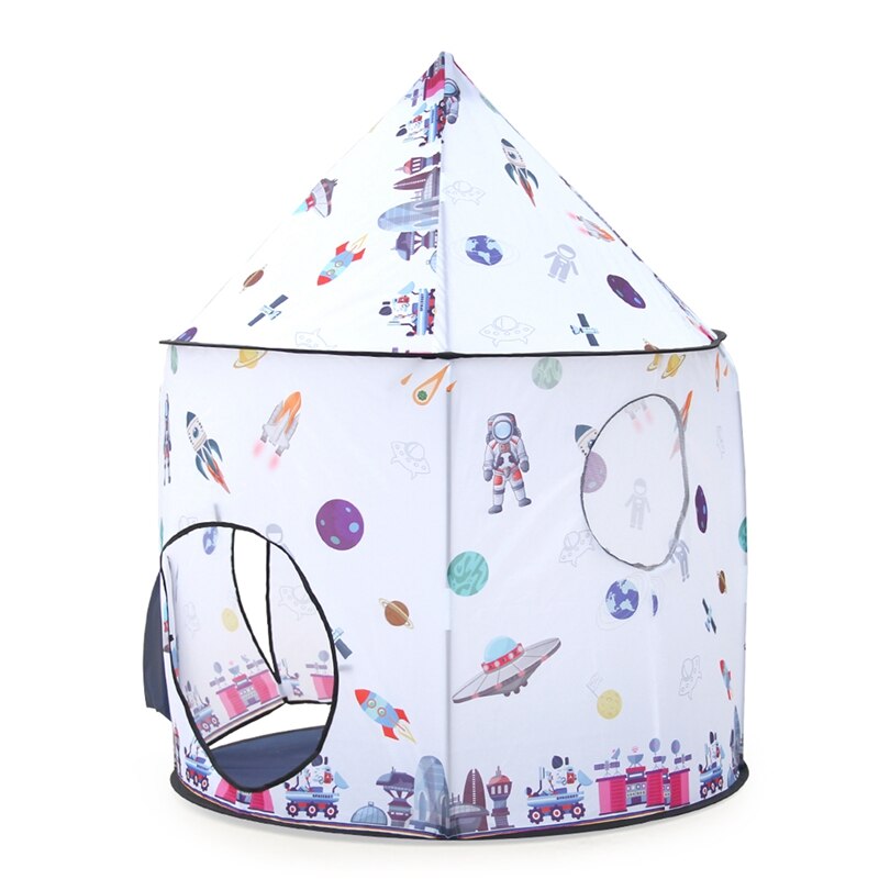 Kids Ruimte Play Tent, opvouwbare Baby Speelhuis Tent Bell Tent Opslag Carry Bag Voor Kinderen Indoor En Outdoor Play Tent