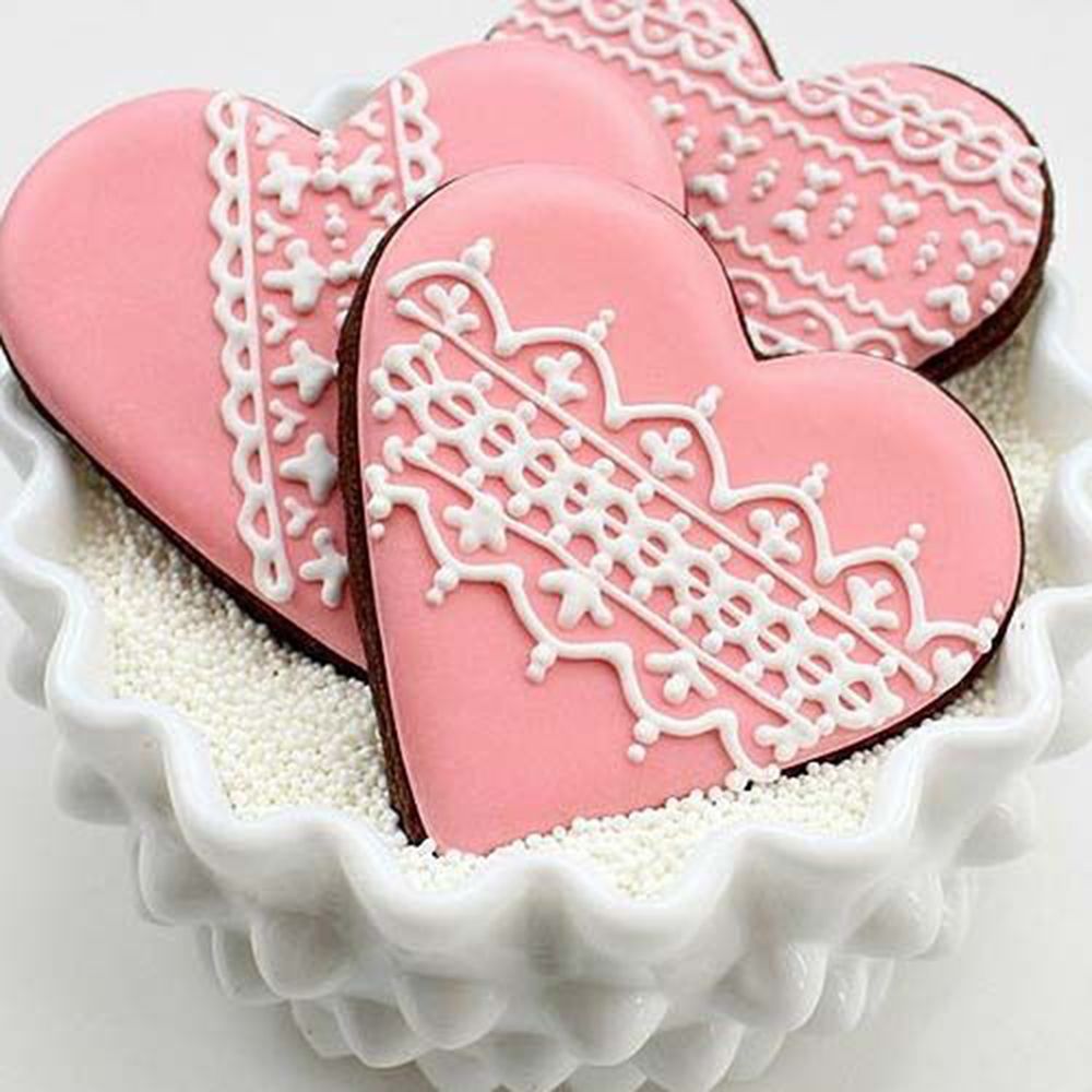 Moule à gâteau en forme de coeur outils de décorat – Grandado