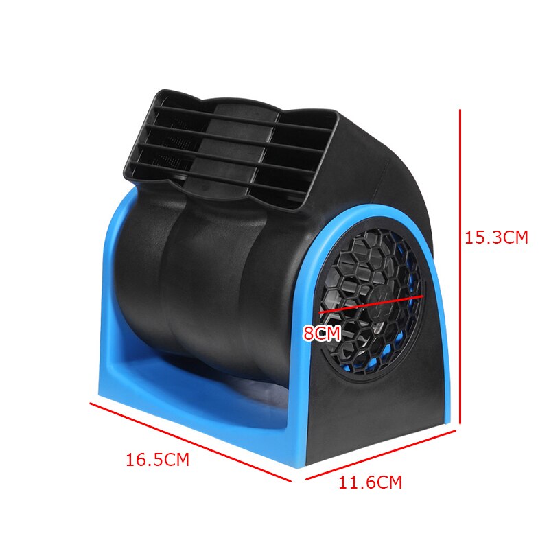 12V Car Air Conditioner Vehicle Air Fan Truck Boat Car Cooling Speed Adjustable Silent Cool Cooler w/ Car Cigarette Lighter