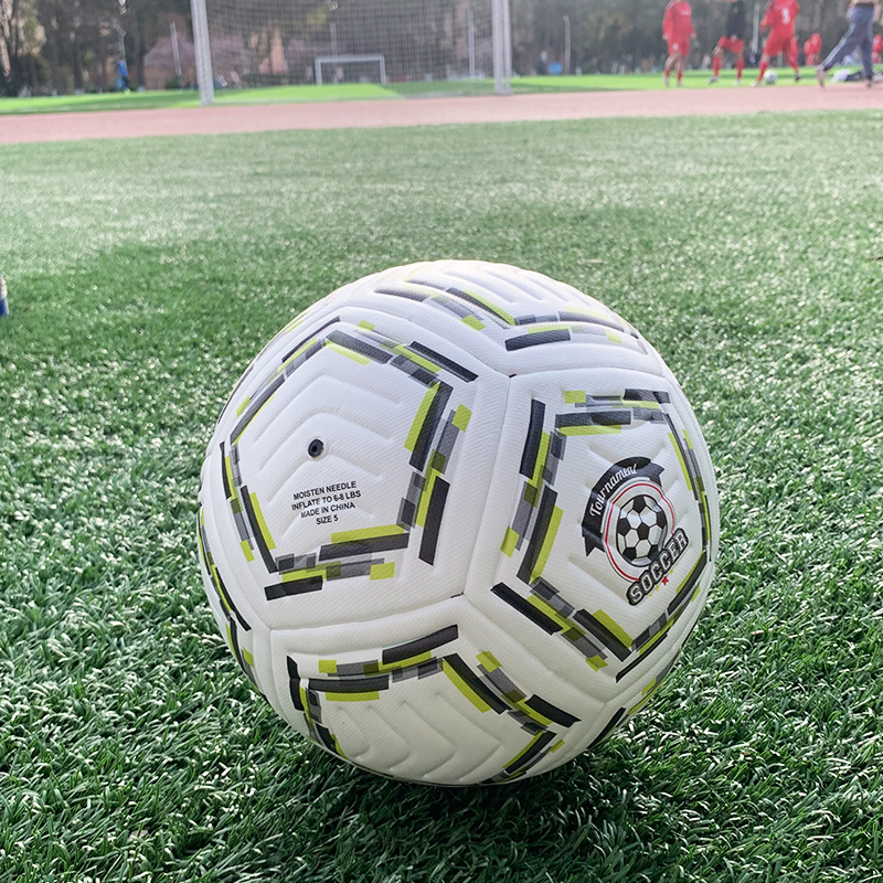 Professionele wedstrijdvoetbal voor jongeren/volwassenen, maat 5, Slijtvast, dagelijkse trainingsvoetbal, PU-thermisch gebonden technologie