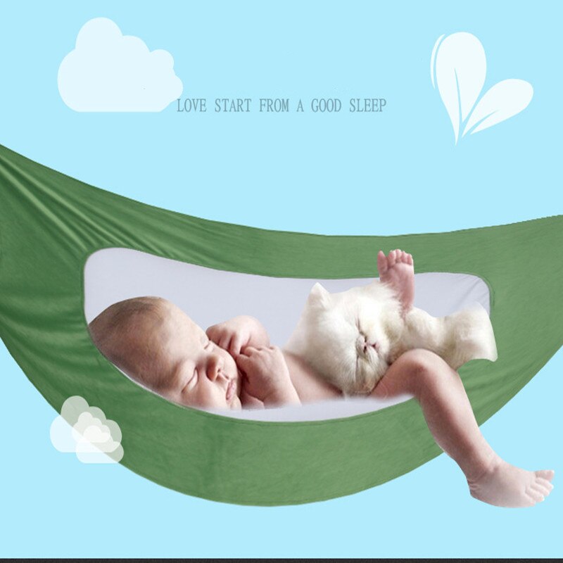 Baby Infant Hammock Home Outdoor Detachable Portable Comfortable Bed Kit Camping Baby Hanging Sleeping Bed