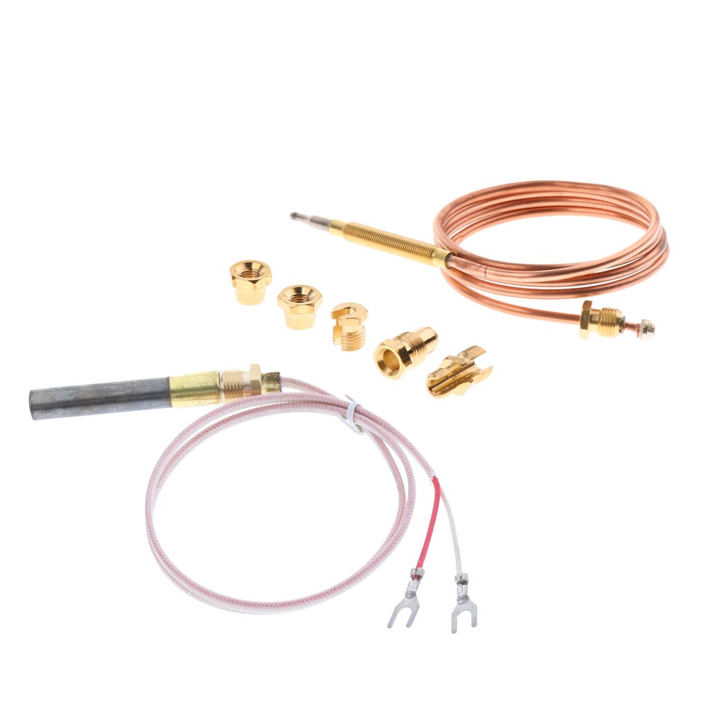 90Cm Thermokoppel Vervanging Set & 61Cm Thermozuil Voor Gas Boiler En Gas Boiler