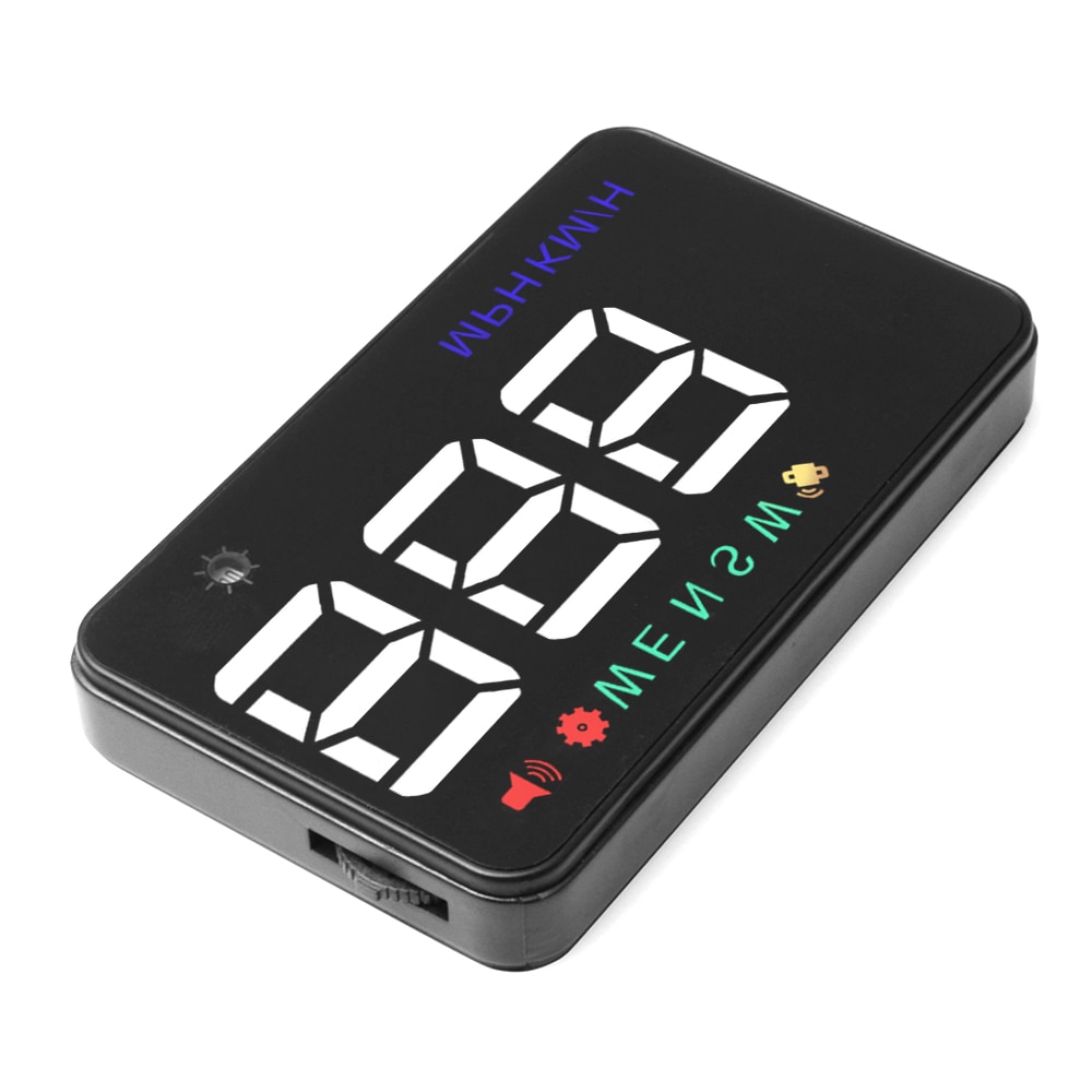 Compteur de vitesse GPS HUD pour voiture universel, affichage tête haute A5, alerte numérique sur la vitesse, pare-brise, projecteur, Navigation automatique