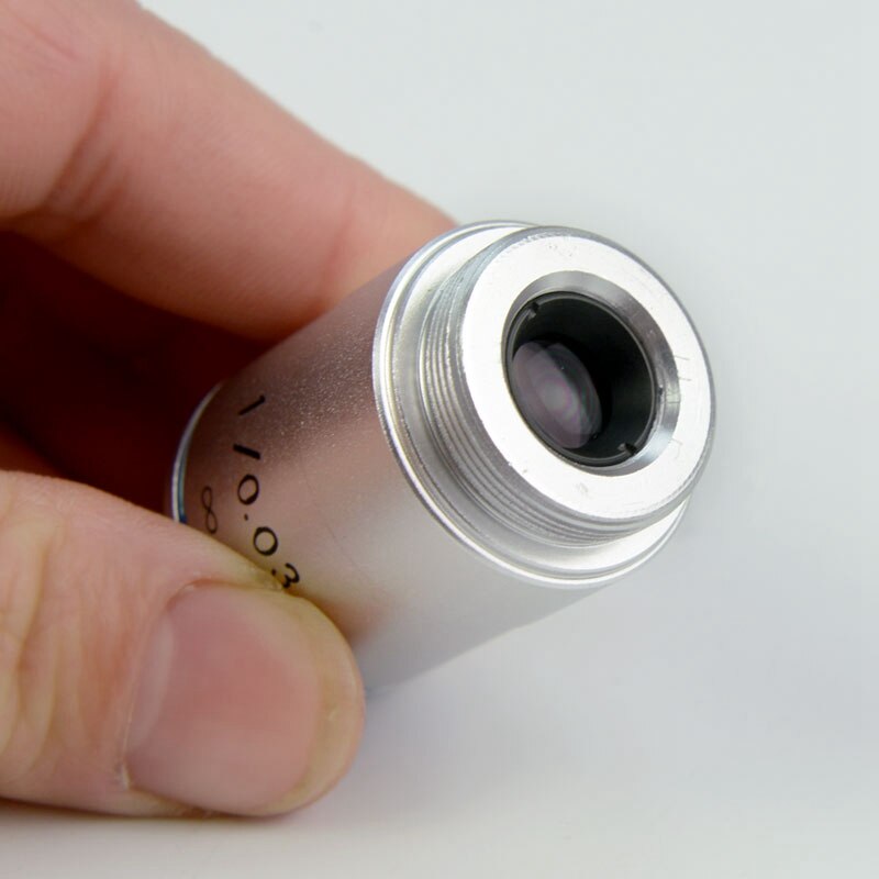 1X 2X Low Magnification Infinity Objective 195 Achromatic Objective Lens with RMS Thread 20.2 mm for Biological Microscope