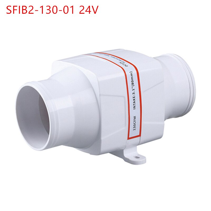 Boat Blower Hose Aqxreight 3-Inch Marine - 12V/24V High-Power Ventilation Fan For Boats & RVs (128 CFM) Bilge Blower