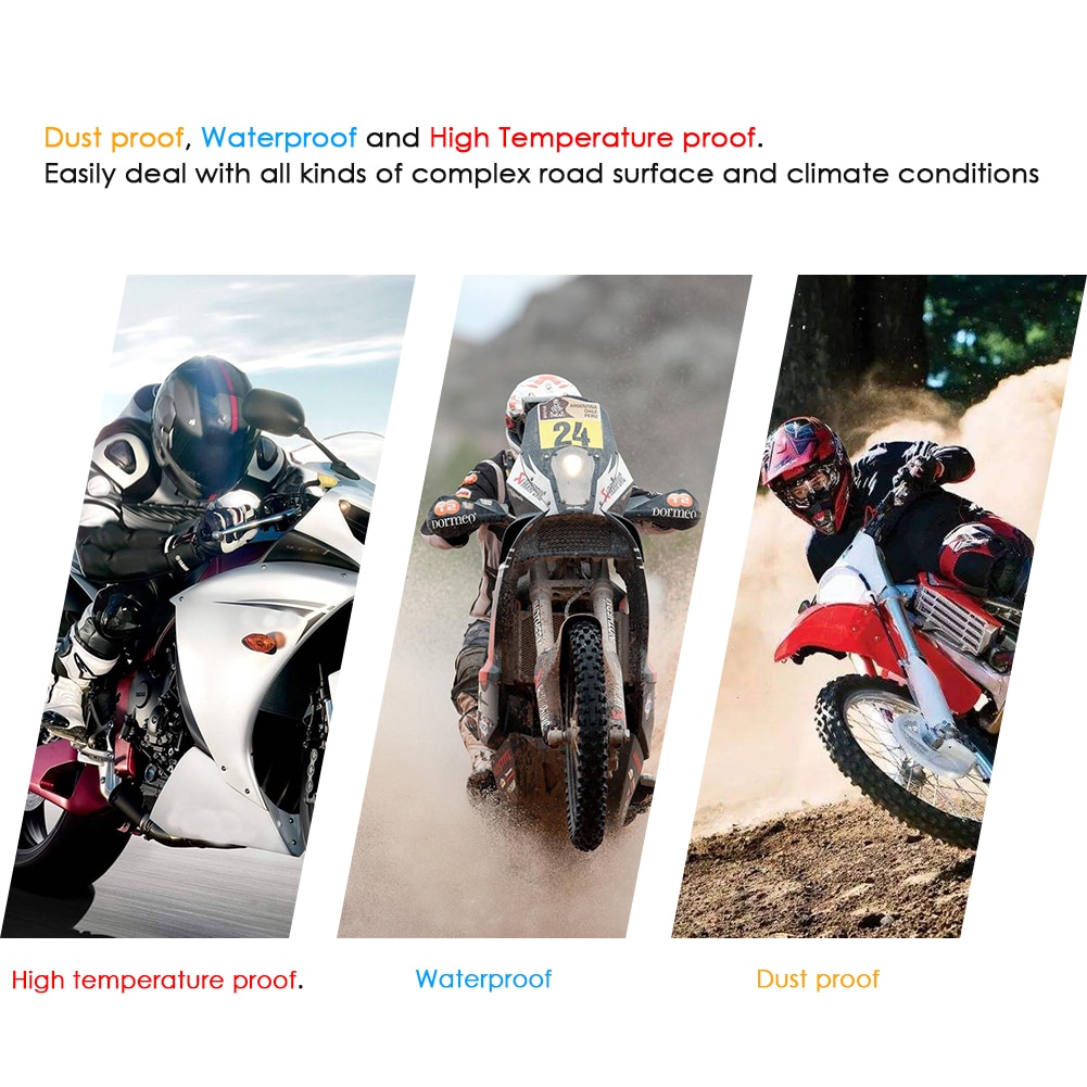 Waterproof Motorcycle TPMS Motorbike Electric Bike Tire Tyre Pressure Monitoring System with External Sensors