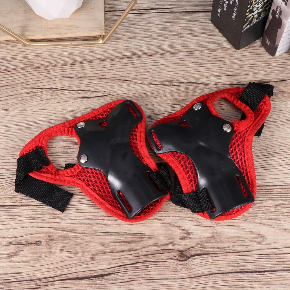 6pcs in 1 Set Adults Roller-skate Protection Gear Skiing Roller Protector Sports Protectors Kit Skateboard Bike Riding Knee Pad