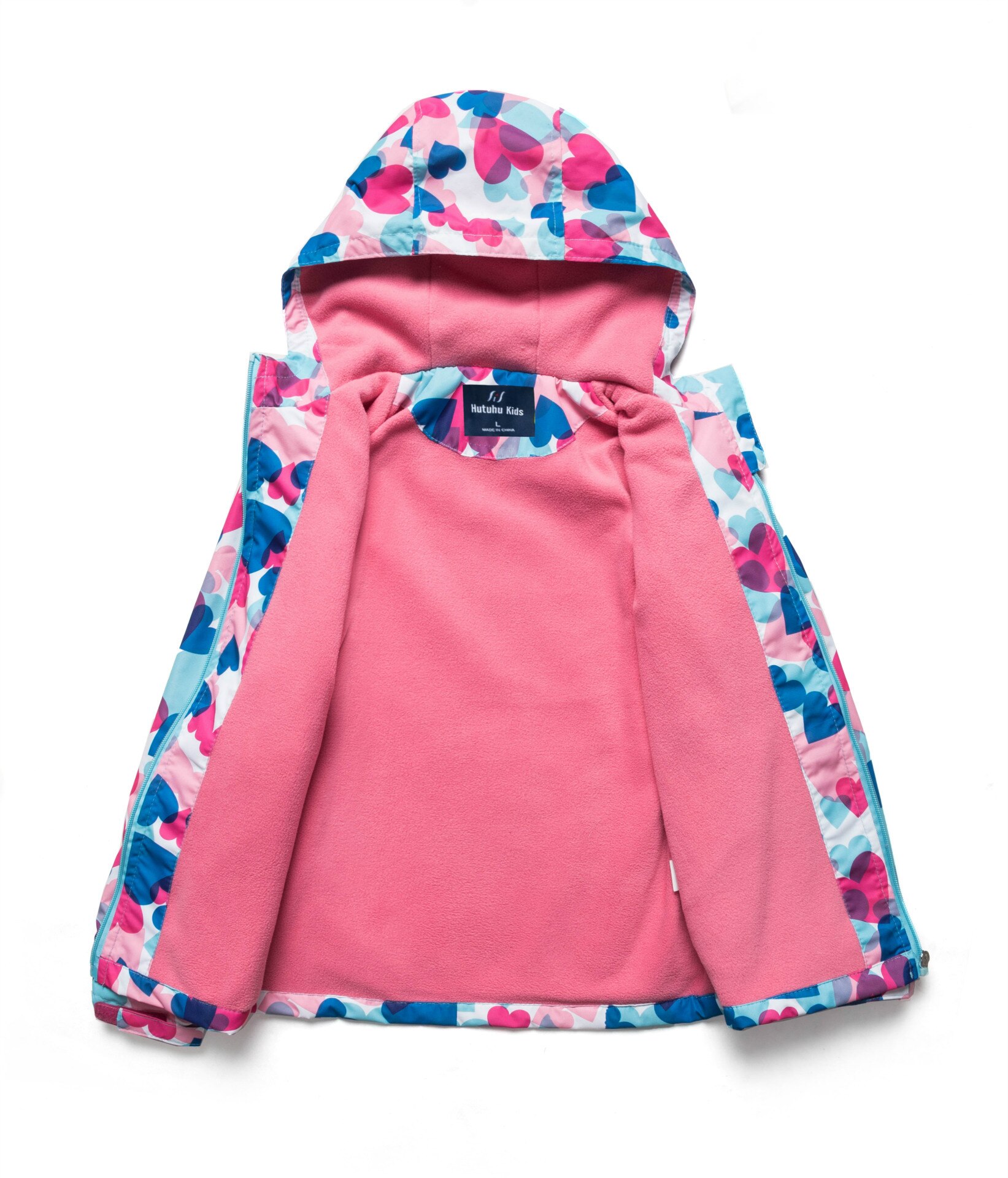 freundlicher Mädchen 2022 Winter Jacke Plus Samt Winddicht Wasserdichte Windjacke Mit Mit Kapuze Jacke Karikatur-aufbringen Mantel Schnee Jacken