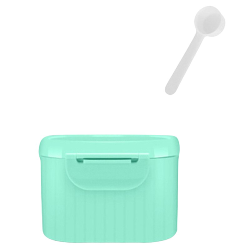 Caja de plástico de una sola capa para bebé recién nacido, contenedor portátil para almacenamiento de leche en polvo, latas de comida