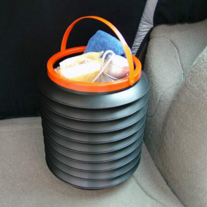 15L portátil de viaje al aire libre plegable lavabo de Camping cuenca tazón bolsa de lavamanos de baño de pie de cubo
