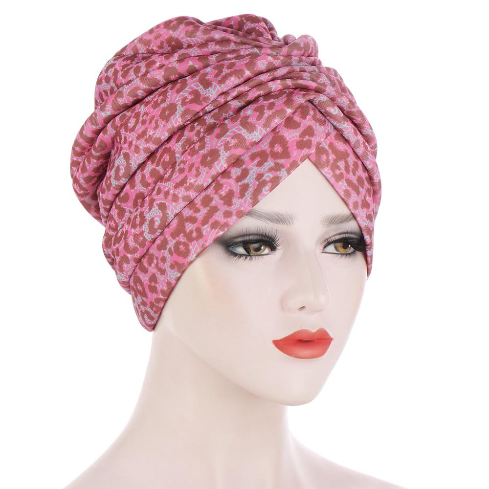 Muy grande de esponja capó de turbante para las mujeres impreso pañuelo de África Headties musulmán mujer envolturas cabeza: 2