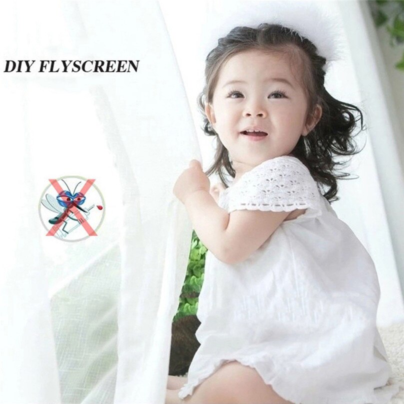 Screens Indoor Insect Fly Screen Curtain Mesh Bug Mosquito Netting Door Window Screens product #4A23