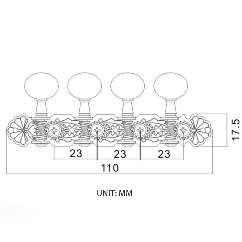 -Mandoline stimmen Schlüssel Maschine Mechaniken stimmen Schlüssel Heringe für Mandoline Instrument
