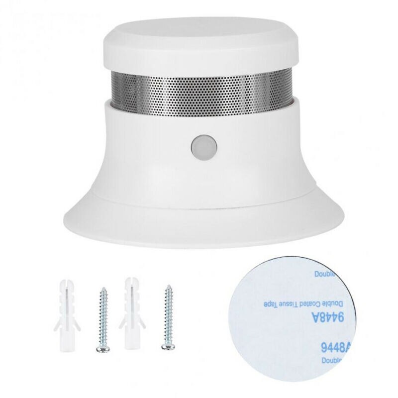 Wireless Photoelectric Smoke Detector Fire Alarm Sensor System Cordless Optical Acoustic Alarm Home Security