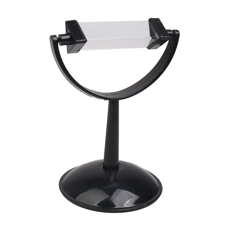 Vidrio óptico Triangular triple prisma refractor físico luz con soporte