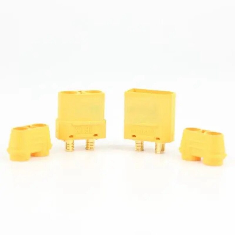 1/4/5/10/20Pairs Amass XT90 Plug Male Female Battery Connector With Sheath Gold Plated Banana Plug for RC Toy Lipo Battery Cable