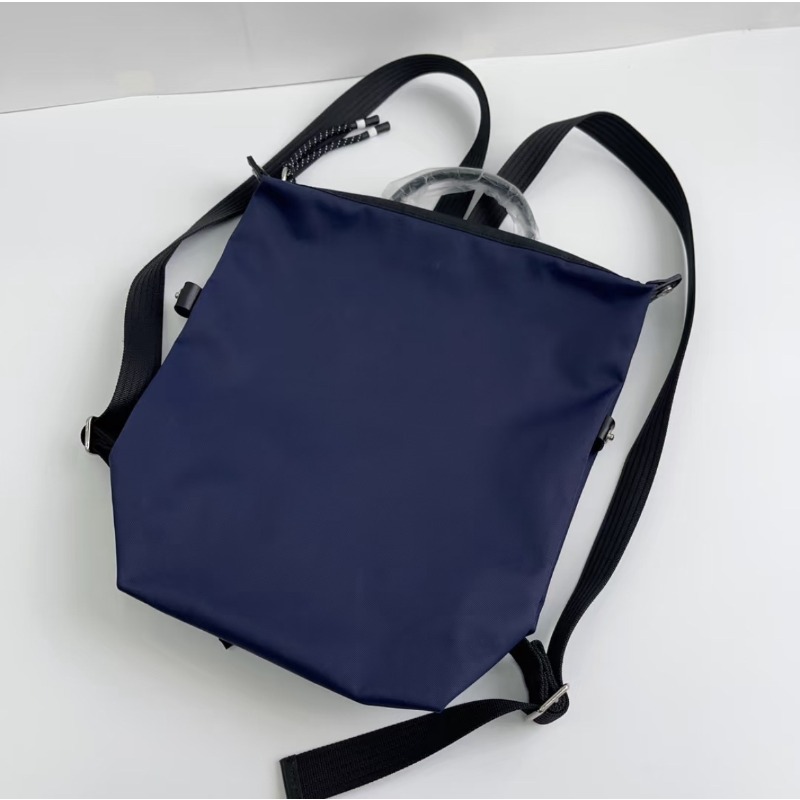 2025 nuovo Zaino lungo, zaino in nylon, zaino impermeabile, casuale, leggero, di grande capacità, alla moda per tutte le stagioni: marina militare