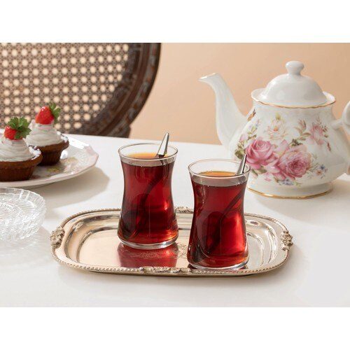 Turkish Tea Cup Madame Coco Esperanza 6'lı Set