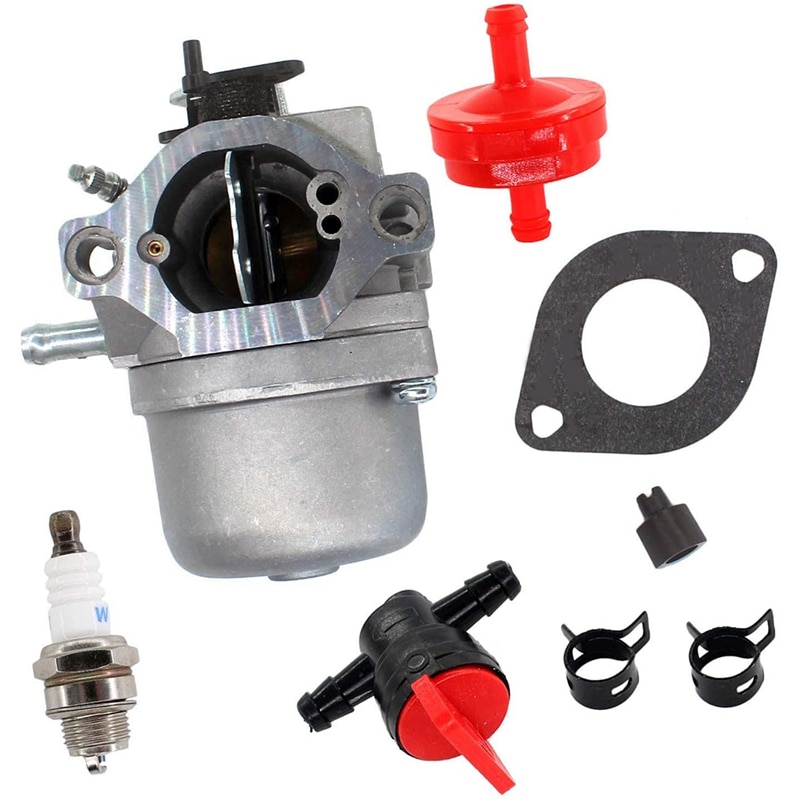 HURI Vergaser-Set Für Predator 212cc 6,5 PS Motor – Inkl. Dichtungen, Zündkerze, Schlauch & Stoppschalter