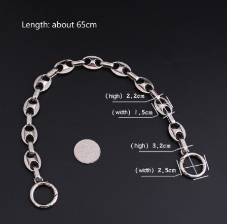 20cm/40cm/60cm/100cm/120cm metallkedjor för att byta axelväska axelrem kedja guld/silver handväska handväska handväska väska tillbehör